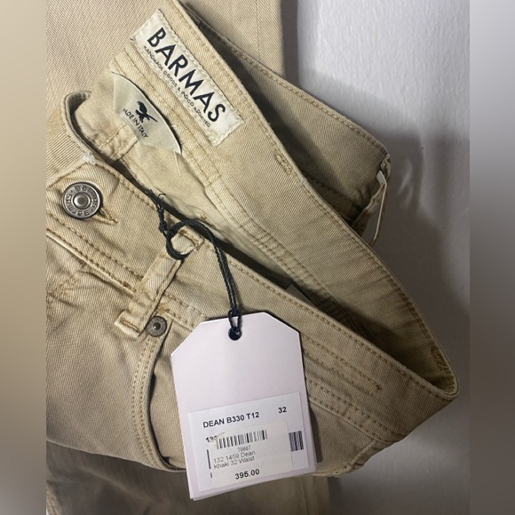 BARMAS men´s denim trouser in khaki, nwt